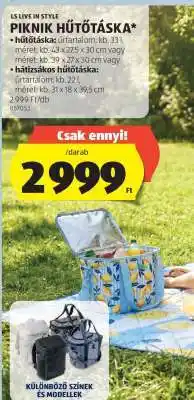 ALDI PIKNIK HŰTŐTÁSKA ajánlat