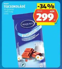 ALDI Riquet Tejcsokoládé ajánlat