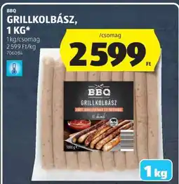 ALDI BBQ GRILLKOLBÁSZ, 1 KG ajánlat
