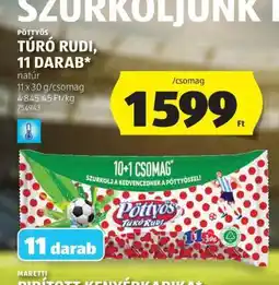 ALDI Pöttyös Túró Rudi, 11 darab ajánlat