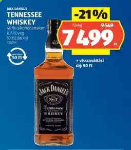 ALDI Jack Daniel's Tennessee whiskey ajánlat