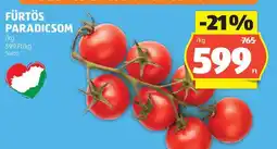 ALDI Fürtös paradicsom ajánlat