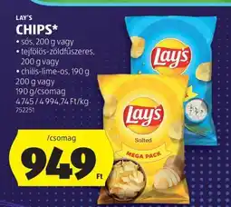 ALDI LAY’S Chips ajánlat