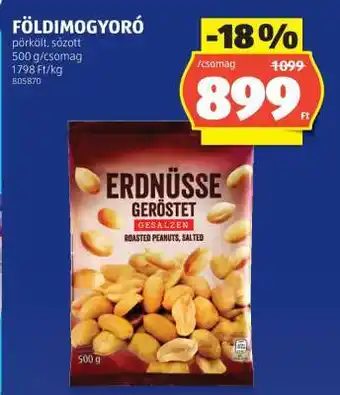 ALDI Földimogyoró ajánlat