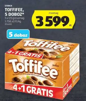 ALDI STORCK TOFFIFEE, 5 DOBOZ ajánlat