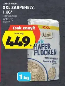 ALDI GOLDEN BRIDGE XXL ZABPEHELY, 1 KG ajánlat