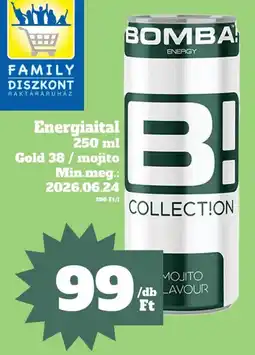 Family Diszkont Bomba! Energiaital Gold 38 / mojito ajánlat