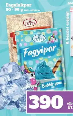 Family Diszkont Tutti Fagylaltpor ajánlat