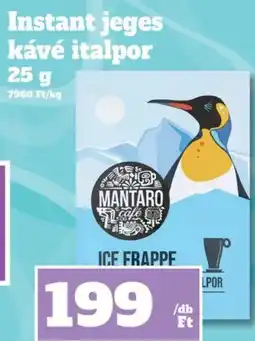 Family Diszkont Mantaro Café Instant jeges kávé italpor Ice Frappe ajánlat