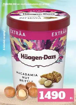 Family Diszkont Häagen-Dazs Jégkrém vanília-makadámia dió-grillázs ajánlat