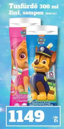 Family Diszkont Paw Patrol Tusfürdő 2in1, sampon ajánlat