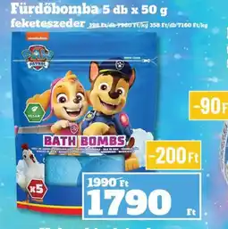 Family Diszkont Paw Patrol Fürdőbomba feketeszeder ajánlat
