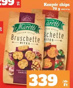 Family Diszkont Maretti Bruschette Bites Kenyér chips ajánlat