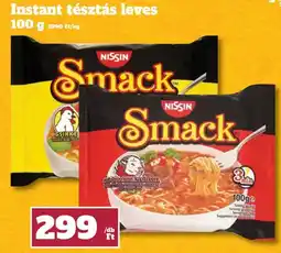 Family Diszkont Nissin Smack instant tésztás leves ajánlat