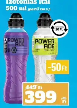 Family Diszkont Powerade Izotóniás ital ajánlat