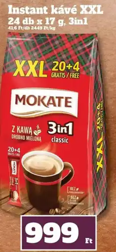 Family Diszkont Mokate Instant kávé XXL 3in1 classic ajánlat