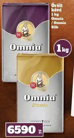 Family Diszkont Omnia Őrölt kávé Classic / Silk ajánlat