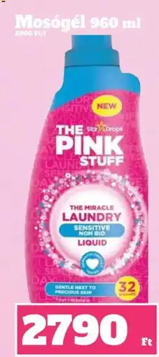 Family Diszkont The pink stuff Mosógél The Miracle Laundry Sensitive Non Bio Liquid ajánlat