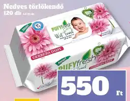 Family Diszkont PUFYfresh Care Nedves törlőkendő Gerbera Daisy ajánlat