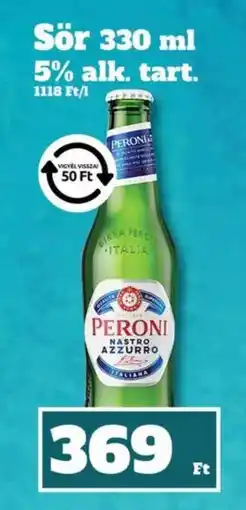 Family Diszkont Peroni Nastro Azzurro Sör ajánlat