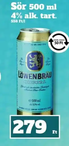 Family Diszkont Löwenbräu Original Sör ajánlat