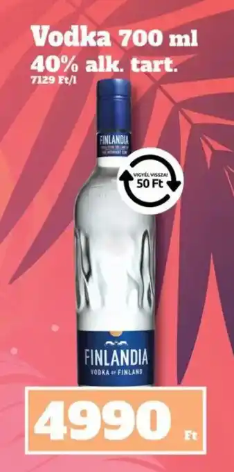 Family Diszkont Finlandia Vodka ajánlat