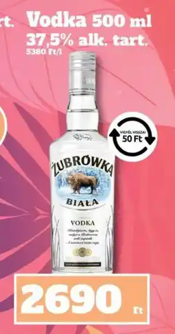 Family Diszkont Żubrówka Biała Vodka ajánlat