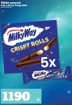 Family Diszkont MilkyWay Töltött ostyarúd Crispy Rolls ajánlat