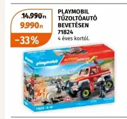 Müller Playmobil tűzoltóautó bevetésen ajánlat