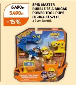 Müller Spin master rubble és A brigád power tool pups figura készlet ajánlat