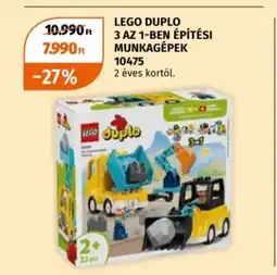 Müller Lego duplo építési munkagépek ajánlat