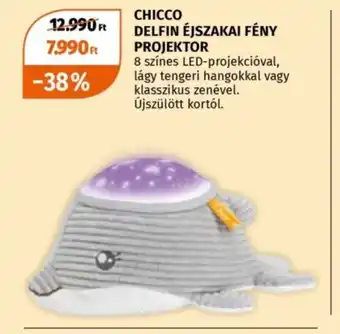 Chicco delfin éjszakai fény projektor