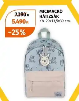 Müller Micimackó hátizsák ajánlat