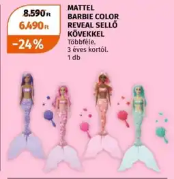 Müller Mattel barbie color reveal sellő kövekkel ajánlat