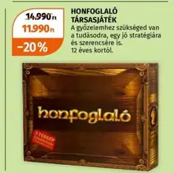 Müller Honfoglaló társasjáték ajánlat