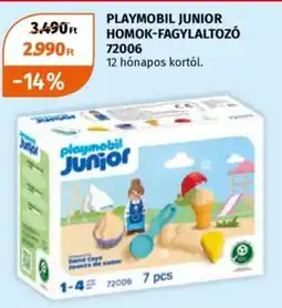 Müller Playmobil junior homok-fagylaltozó ajánlat
