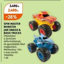 Müller Spin master monster jam smash & bash trucks ajánlat