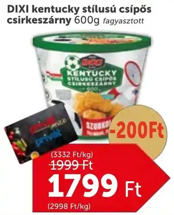 Dixi kentucky stílusú csípős csirkeszárny