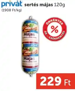 PRIVÁT Privát sertés májas ajánlat