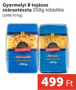 PRIVÁT Gyermelyi 8 tojásos száraztészta ajánlat
