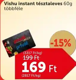 PRIVÁT Vishu instant tésztaleves ajánlat