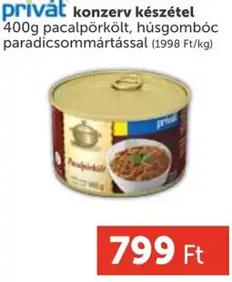 PRIVÁT Privát konzerv készétel ajánlat