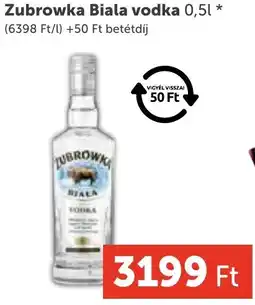 PRIVÁT Zubrowka Biala vodka ajánlat