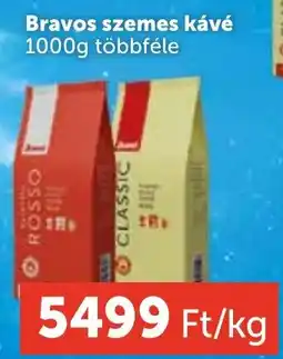 PRIVÁT Bravos szemes kávé ajánlat