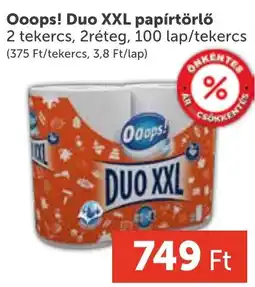 PRIVÁT Ooops! Duo XXL papírtörlő ajánlat