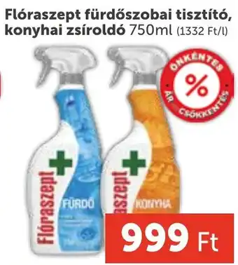 PRIVÁT Flóraszept fürdőszobai tisztító, konyhai zsíroldó ajánlat