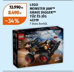 Müller Lego monster jam™ grave digger™ tűz és jég ajánlat