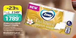 Auchan ZEWA EXCLUSIVE TOALETT PAPÍR ajánlat