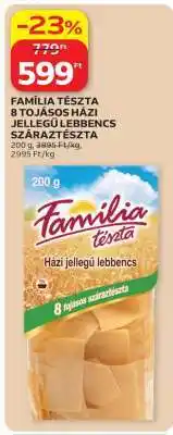Auchan FAMÍLIA TÉSZTA ajánlat