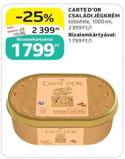 Auchan CARTE D’OR CSALÁDI JÉGKRÉM ajánlat